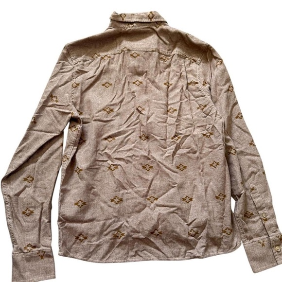 American Rag Brown Casual Button Down Shirt - Picture 2 of 5